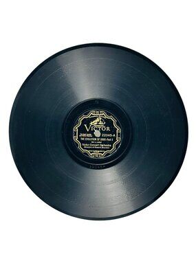 Victor Concert Orchestra Evolution Of Dixie 10 Inch Shellac 78 RPM Victor 22045